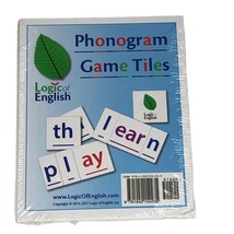 Logic of English Phonogram Game Card Tiles Homeschool LOE Spelling Phonetics Lan - £19.61 GBP