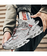 Aiden Mens Blade Trendy Athletic Running Tennis Casual Walking Shoes Sne... - $950.87 MXN
