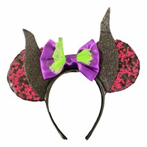 Maleficent Headband Disney Villains Costume Accessory Womens Juniors Girls Black - £27.07 GBP