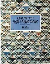 Back to Square One Nancy Martin B-85 1988 PB Quilt Patterns Design Used - £2.79 GBP