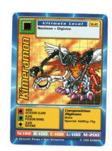 1999 Digimon TCG Card Battle Kimeramon #ST-21 1st Edition Starter Bandai... - £1.95 GBP
