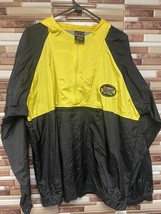 Vintage Nascar Windbreaker Mens Size Large Nextel Cup Series Coat Jacket Yellow - £14.79 GBP