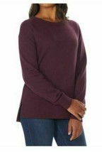 NWT!!! Kirkland Signature Ladies&#39; Fleece Crewneck, Purple Medium - £15.97 GBP