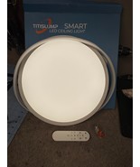 TITISLUMP 15.8&quot; Smart RGB LED Ceiling Light with Remote works Alexa Goog... - $523.55 MXN