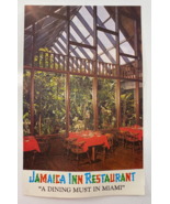 Vintage Jamaica Inn Restaurant Oversize Postcard Miami Florida - $14.92 CAD