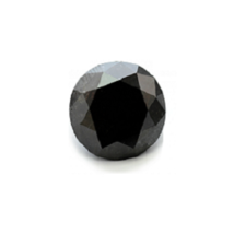 Natural Diamond 2.1mm Round SI Clarity Black Color Brilliant Cut Fancy Loose Dia - £20.98 GBP