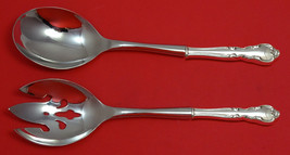 American Classic by Easterling Sterling Silver Salad Serving Set Pierced Custom - $132.76