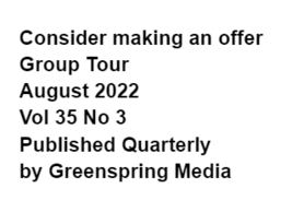 Group Tour August 2022 Travel Ephemera Relaxation Magazine Vol 35 No 3 - £6.17 GBP