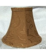 SIENNA SWIRL Browns Traditional Fabric Mini Chandelier Lamp Shade any room - $11.99