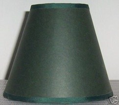 New FOREST GREEN Paper Mini Chandelier Lamp Shade - $6.00