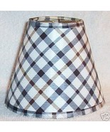 Country Plaid Fabric Chandelier Lamp Shade Multi-Color, Traditional, any room - $8.00
