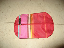 Clinique Red Striped makeup bag - $4.99
