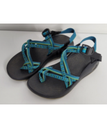 Chaco ZX2 Womens 9 Sandals Blue Green Toe Loop Double Strap Vibram Water... - $32.99