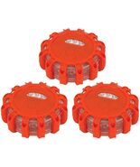 Performance Tool W2343 3 Piece LED Road Flare Flashing Warning Light (Ro... - $684.24 MXN