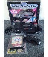 Sega Genesis Model 1601 Console COMPLETE CIB BOX OEM RF AC controller so... - $3,736.22 MXN