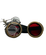 Handmade Steampunk Victorian Style Goggles with Vintage Filigree Decoration - £29.02 GBP