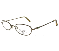 Coach Eyeglasses Frames KIERNAN 119 OLIVE Green Gold Oval Wire Rim 49-17-135 - £55.18 GBP