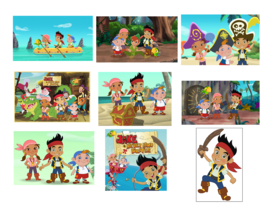 Jake and The Neverland Pirates Stickers, Decorations, Party Supplies, Fa... - £9.42 GBP