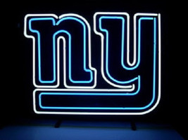 Brand New NFL New York Giants Football Beer Neon Sign 17&quot;x 16&quot; [High Quality] - £111.08 GBP