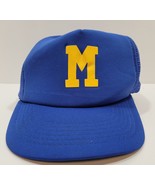 Vintage New Era Pro Design Univ. of Michigan Wolverines Trucker Snapback... - £14.68 GBP