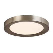 Home Decorators Ceiling Flushmount Light 15&quot; Selectable CCT LED Brushed Nickel - £46.98 GBP