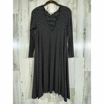 American Eagle Soft &amp; Sexy Black White Striped Dress Size Medium - £15.77 GBP