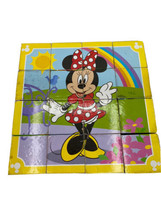 Melissa &amp; Doug Disney Mickey Mouse And Friends Wooden Cube Puzzle 6 in 1 - £11.92 GBP