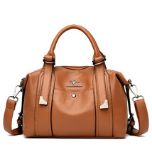 Summer Bags Of High-Quality Women&#39;s Fashion PU Leather Handbag Shoulder Bag Larg - £41.53 GBP