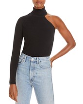 Bardot Women&#39;s Asymmetric Knit Turtleneck Black XS B4HP $79 - £23.91 GBP