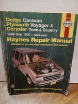 Haynes Repair Manual 30010 Dodge Caravan Plymouth Voyager Chrysler Town ... - £7.77 GBP
