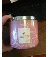 Bath &amp; Body Works PASSIONFRUIT &amp; BANANA FLOWER  3 Wick Candle 14.5 oz  New - £12.41 GBP