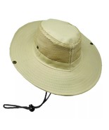 Summer Bucket Boonie Mesh Cool Hat Sun Wide Brim Solid Cap Fishing Hats ... - $14.99
