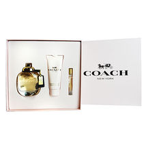 Coach New York Perfume 3.0 Oz Eau De Parfum Spray Gift Set image 4