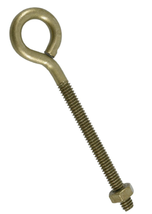 Hardware Essentials 322612 Gold Fg Eye Bolt with Nut, 1/4 in.-20 x 4 in. - $238.47 MXN