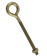 Hardware Essentials 322612 Gold Fg Eye Bolt with Nut, 1/4 in.-20 x 4 in. - $238.47 MXN
