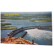 Postcard St Lawrence Seaway Long Sault Spillway Dam Cornwall Canada Chrome - £9.28 GBP