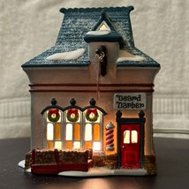 Dept 56 Beard Barber Shop North Pole Village Lighted Christmas Decoration - 1994 - £31.56 GBP