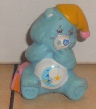  1984 Kenner Care Bears Bedtime Bear Mini Pvc Figure Vintage 80&#39;s #3 - £11.34 GBP