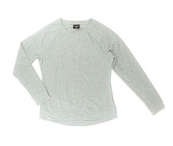 32 Degrees Heat Women&#39;s Quilted Crew Neck Fleece Pull On Top, White Spac... - $12.86