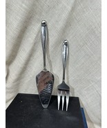 Oneida Alexandria Stainless Serving Pie Server And Fork 1870 China - €9,81 EUR