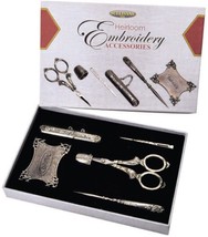 Sullivans Heirloom Embroidery Accessories 6 Piece Display - $104.95