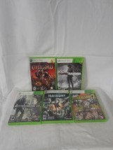 Xbox 360 Lot Of 5 Games Overlord Tomb Raider Crysis 2 Dead Rising Borderland 2 - £31.64 GBP