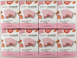 Lot of 40 (8x5-Pack) Power Crunch Wafer 13g Protein Energy Bar Strawberr... - $37.99