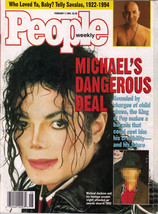 Michael Jackson Telly Savalas In People Weekly 1994 - £4.67 GBP