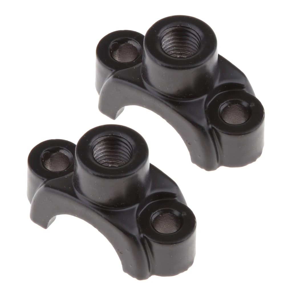 2X 8mm Thread 22mm HandleBar Rear View Mirrors Mount Holders Adapters Clamps - £107.93 GBP