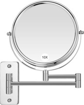 Taokey Magnifying Mirror,Makeup Mirror Wall Mounted,8 Inch, Chrome Finish. - £26.31 GBP
