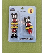 NWOT/DISNEY/MICKEY MOUSE/CABLE ORGANIZER TIES/LOT OF 4 - £19.66 GBP