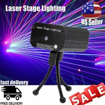 Laser Projector Stage Light Mini Led R&amp;G Lighting Xmas Party Dj Disco Kt... - £28.24 GBP