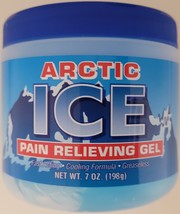 Arctic Ice Analgesic Gel 1.25% Menthol Muscle Rub Pain Relief 7 oz/Jar - £2.75 GBP