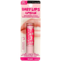 Maybelline Baby Lips Crystal Moisturizing Lip Balm, Pink Quartz 140, 0.15 oz - £6.20 GBP